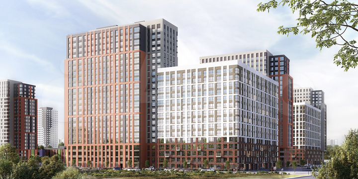 2-к. квартира, 57,1 м², 10/23 эт.