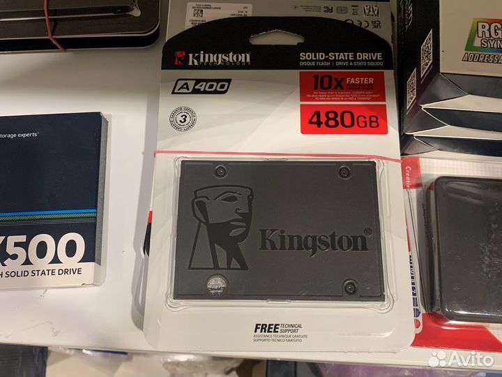 Новые SSD/HDD в упаковке с гарантией