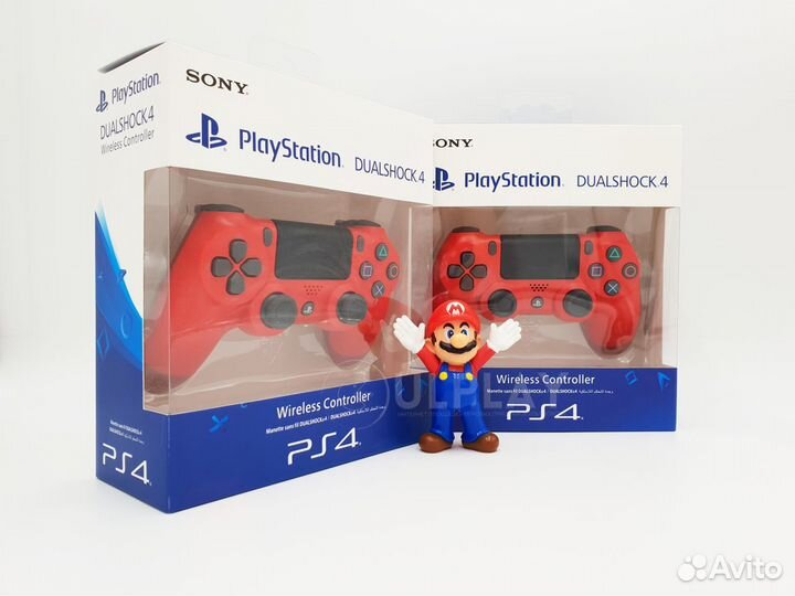 Новый DualShock 4 V2 для PS4 Magma Red (красный)