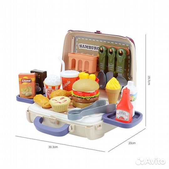Детская кухня, игровая коробка, рюкзак