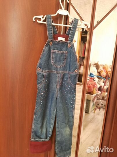 Джинсовый комбинезон для девочки