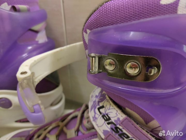 Роликовые коньки раздвижные 38-41 Larsen