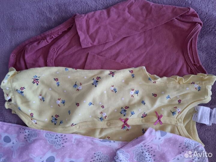 Пакет новых вещей на девочку от 0- 6 месяцев