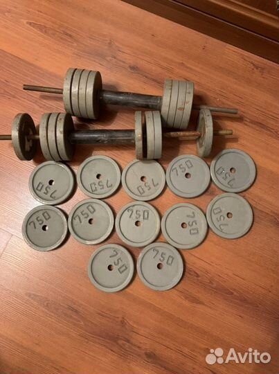 Гантели разборные бу СССР