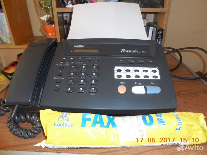 Телефон с факсом