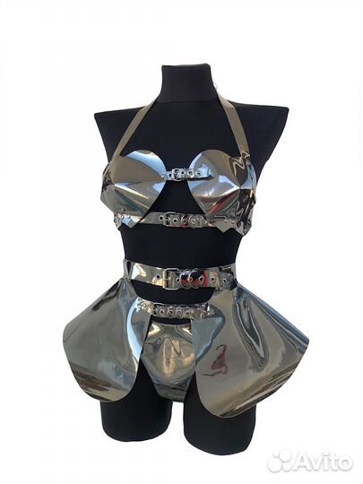 Футуристический танцевальный костюм gogo