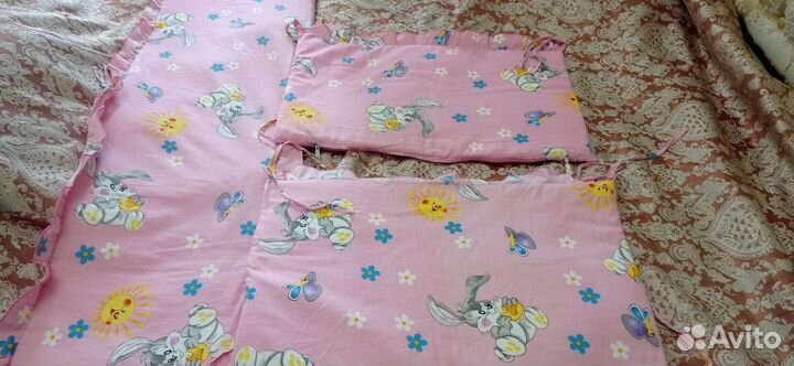 Бортики в детскую кроватку