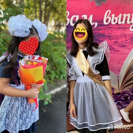 Фартуки 2 шт, 134 и 40-42