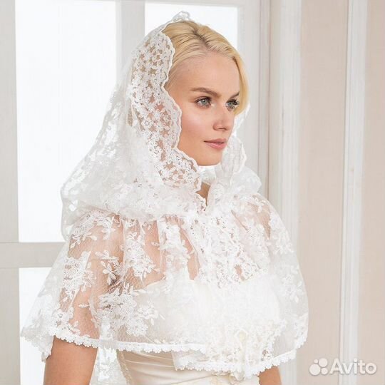 Неспадающие платки в церковь на крещение, венчание