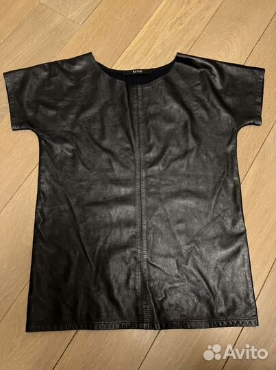 Кожаная футболка Gucci оригинал