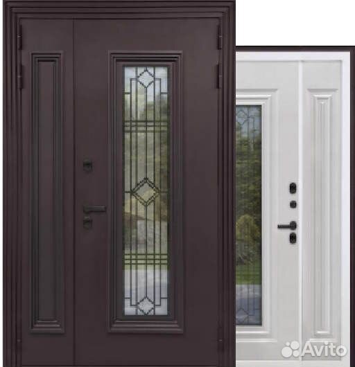 Входная нестандартная дверь с терморазрывом