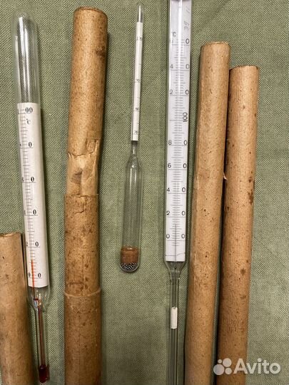 Термометр ртутный СССР лабораторный, спиртометр