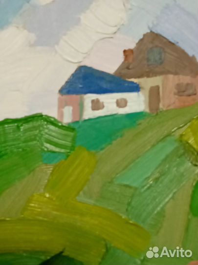 Картина холст масло 