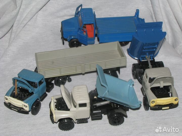 Модели грузовиков ЗИЛ газ СССР в масштабе 1:43