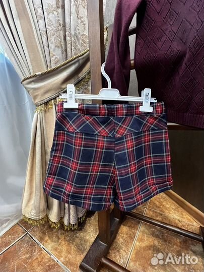 Школьная одежда для девочки 140 шорты свитер