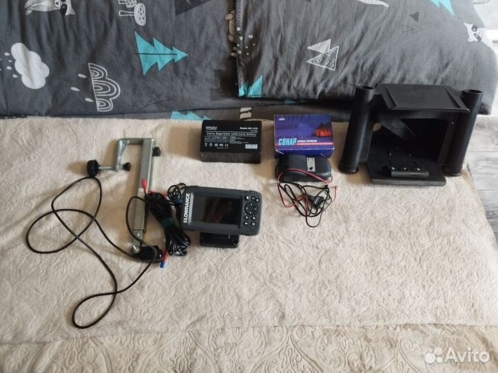 Эхолот lowrance 4x полный комплект