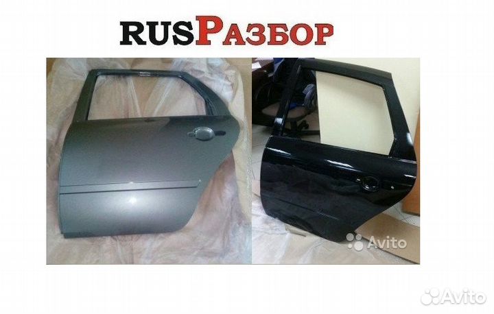 Дверь окрашенная в цвет ваз 2190 Калина Гранта