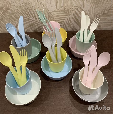 Детская посуда IKEA (отдельно)