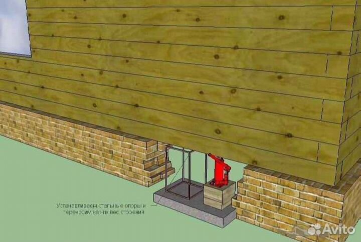 Поднятие домов/ замена венцов