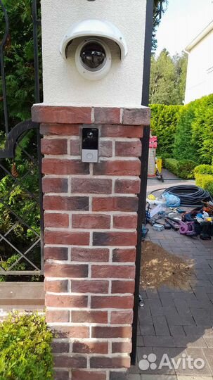 Установка камер видеонаблюдения