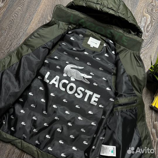 Жилетка мужская Lacoste с капюшоном