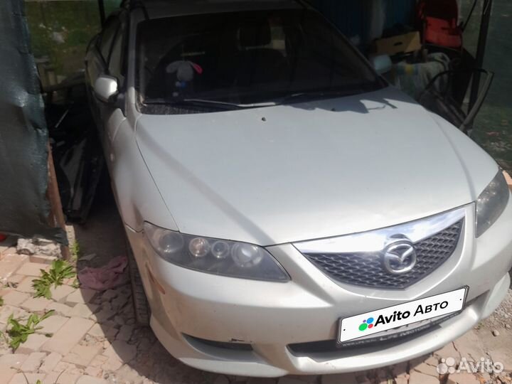 Mazda 6 2.3 AT, 2005, битый, 221 342 км