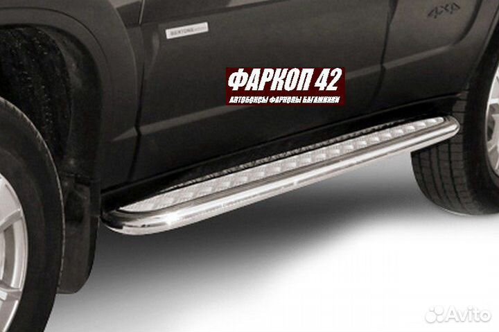 Защита порогов Chevrolet niva (2010)