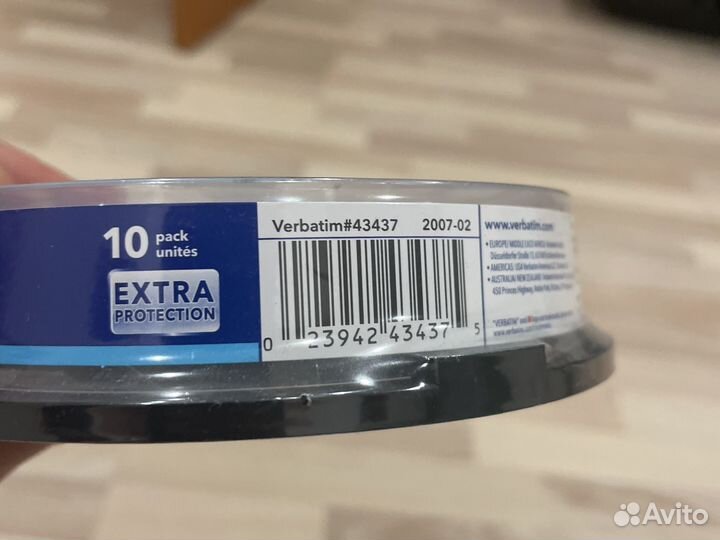 Болванки cd r Verbatim 10шт