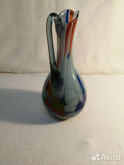 Цветное стекло СССР Кувшин