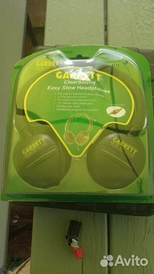 Продам наушники на металлоискатель garret