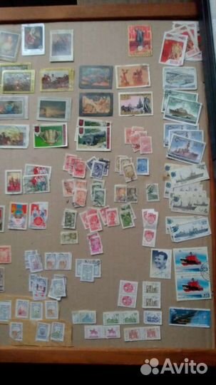 Почтовые марки СССР (1960-90) + несколько России