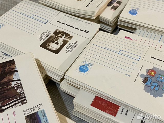 100 почтовых конвертов СССР объявление продам