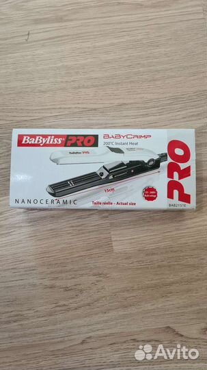 Щипцы-гофре мини для волос babyliss pro