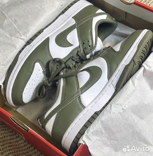 Nike Dunk Low Medium Olive Оригинал