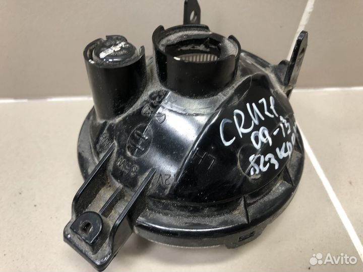 Фара противотуманная левая Chevrolet Cruze 2009-20