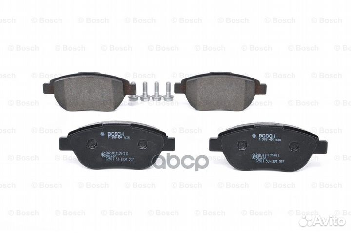Колодки торм диск передн к-т 0986494038 Bosch