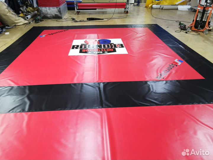Борцовская покрышка для ковра самбо с креплением