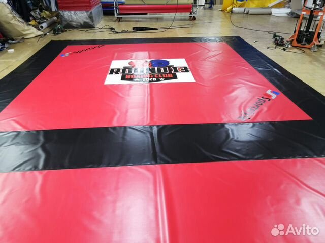 Борцовская покрышка для ковра самбо с креплением