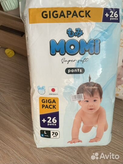 Подгузники трусики momi L