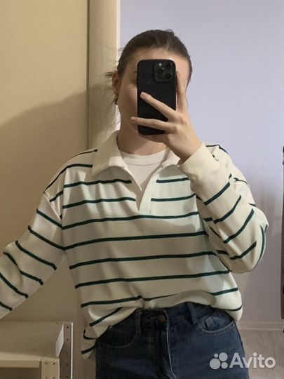 Лонгслив поло