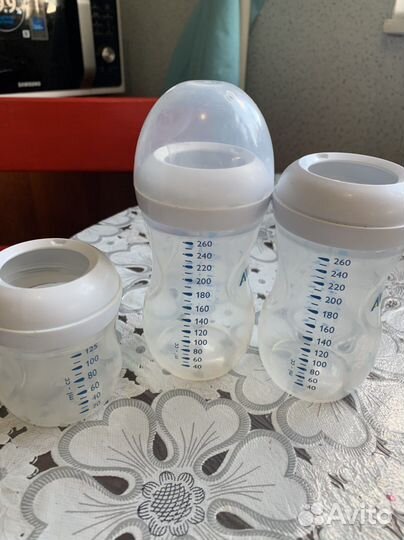 Бутылочки для кормления avent