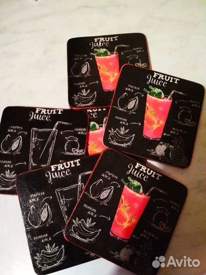 Подставки под стаканы и бокалы