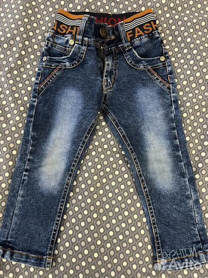 Джинсы для мальчика 86 92