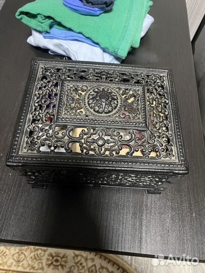 Шкатулка каслинское литье