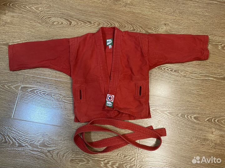 Самбовка и борцовки для мальчика 122-128