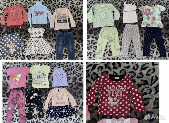 Платье на девочку 4 года + вещи в подарок