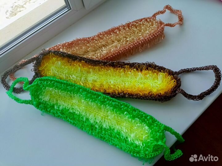 Мочалка ручной работы
