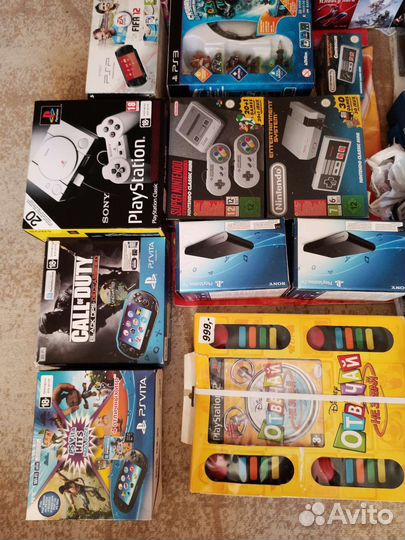 Новые, запечатанные раритетные игры и консоли