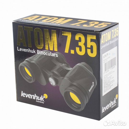 Новый Бинокль Levenhuk Atom 7x35 с чехлом