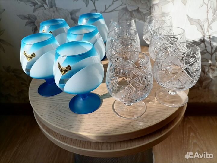 Фужеры хрустальные СССР новые